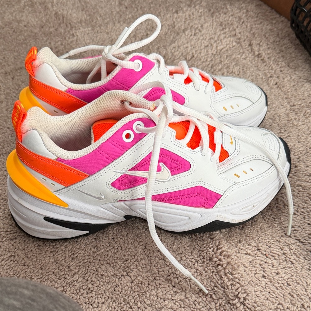 Nike Women's Athletic Shoes - Pink, Orange, White